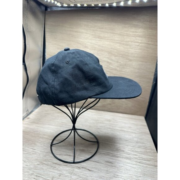 Rustek Newport 100% Hemp Strap Back Hat Charcoal Black - Picture 4 of 6